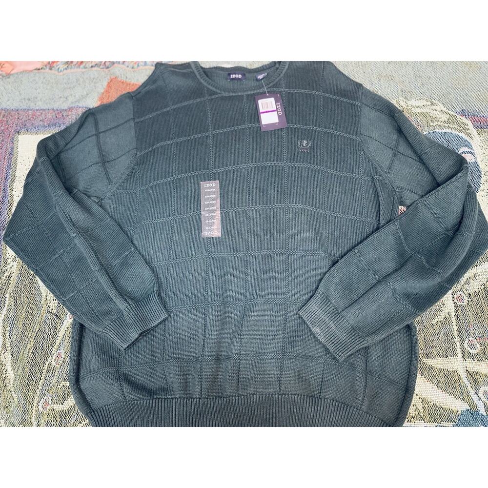 NWT Forrest Green IZOD Knit Pullover Sweater 2XL